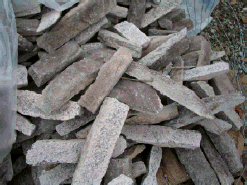 Drystack Ledgestone Stackstone cast with concrete.