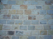 4x6 Cobblestone pavers cast from Olde World Stone concrete moulds.